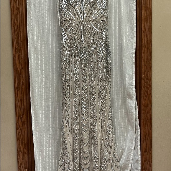 Sequin Mermaid Hem Formal Dress Gala Dress size S - Picture 11 of 16